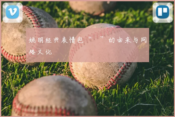 姚明经典表情包“囧”的由来与网络文化